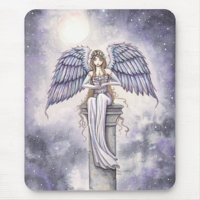 Angel Fantasy Art by Molly Harrison Mouse Pad (Front)