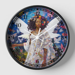 Angel Fantasy Art Clock