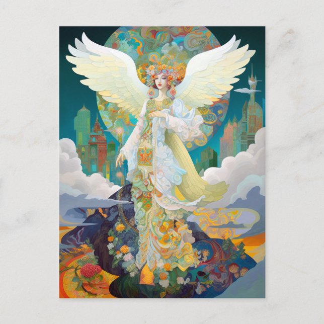 Angel Fantasy Art Postcard (Front)