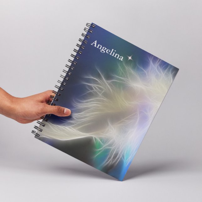 Angel Feather and Star Notebook (Creator Uploaded)