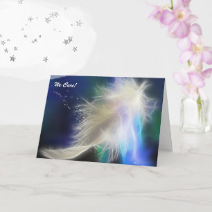 Angel Feather Thank You Card