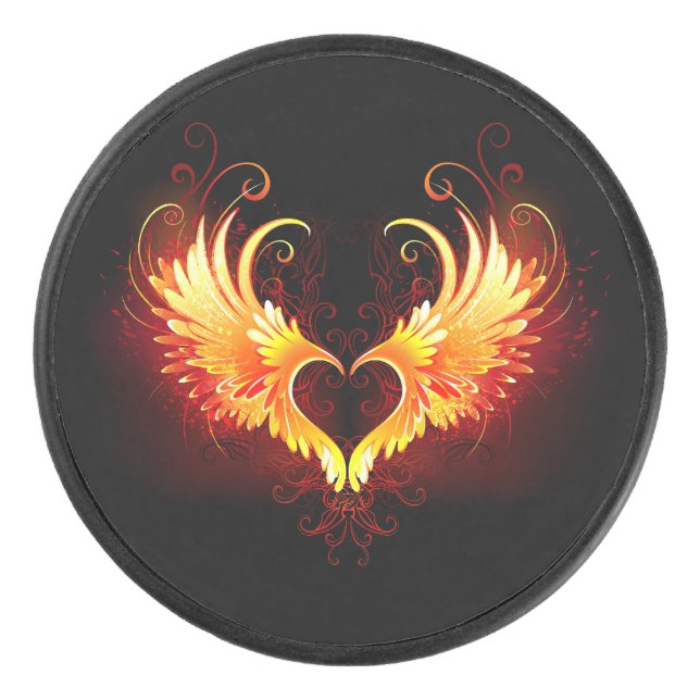Angel Fire Heart with Wings (Devant)
