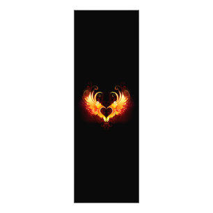 Angel Fire Heart with Wings Photo Print