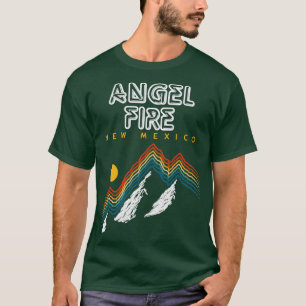 Angel Fire New Mexico Usa Ski Resort 1980s 10 T-Shirt
