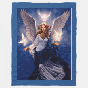 angel  fleece blanket
