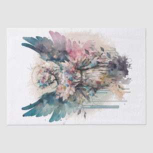Angel Floral Watercolor Tissue Paper