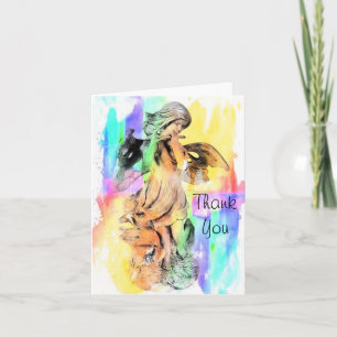 Angel Flute Thank You Card