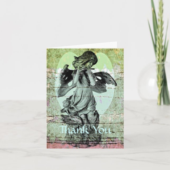 Angel Flute Thank You Card (Front)