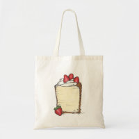 Angel Food Angelfood Cake Slice Strawberry Bag