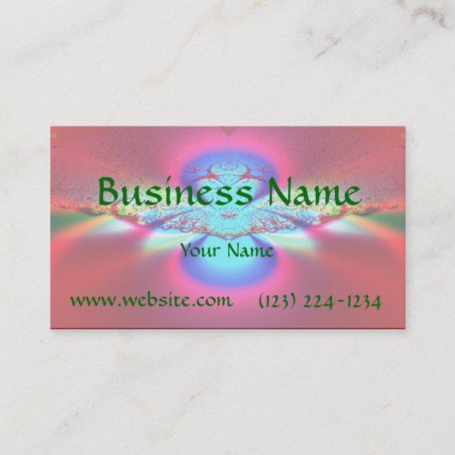 Angel Fractal Business Card (Front)