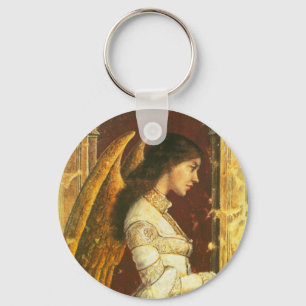 Angel Fresco Design Keychain