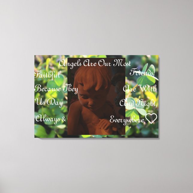 Angel Friends Canvas Print (Front)