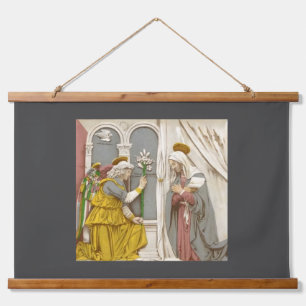 Angel Gabriel The Annunciation To Mary  Hanging Tapestry