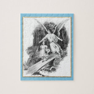 Angel Garder une fille Puzzle puzzle