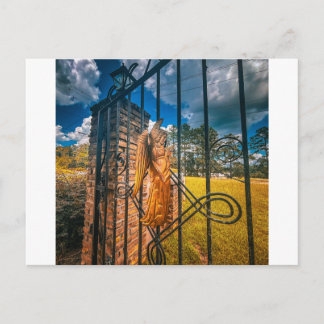 Angel Gate Red Hill Cemetery Milledgeville Georgia Postcard