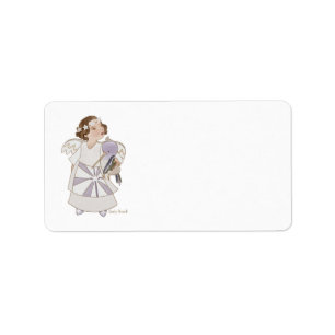 Angel Girl and Humming Bird Address Labels