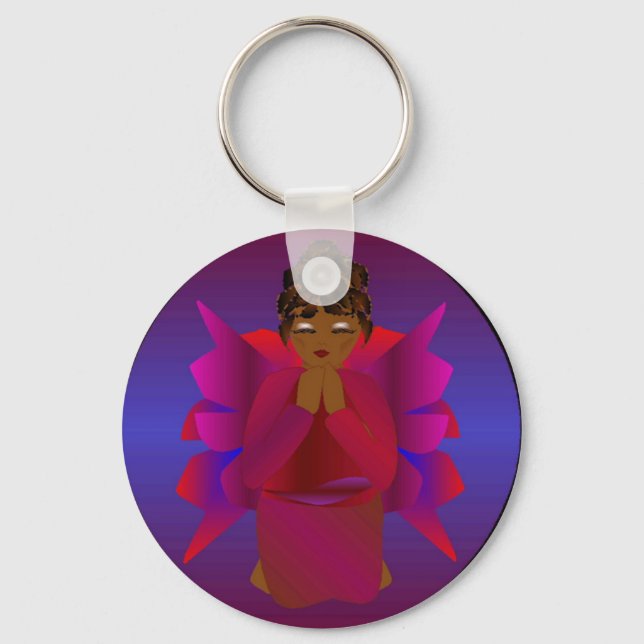 Angel Girl Keychain (Front)