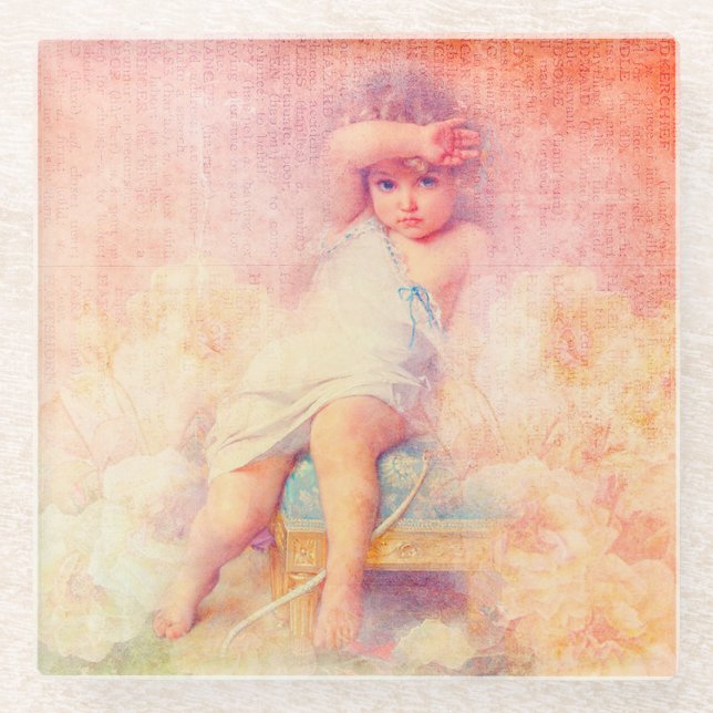 Angel Glass Coaster (Front)