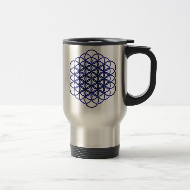 Angel Grid Collection Travel Mug (Right)