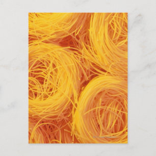 Angel hair pasta postcard