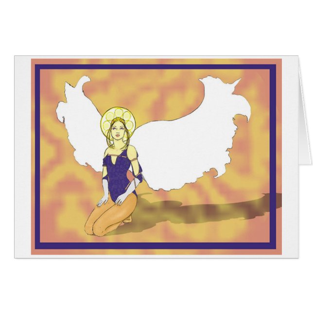 angel halo with name  (Front Horizontal)