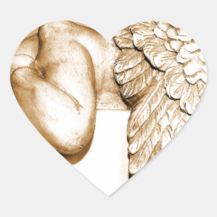 Angel Heart Sticker