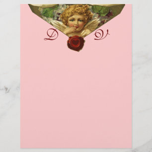 ANGEL HEART WAX SEAL Monogram Pink