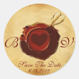 ANGEL HEART WAX SEAL PARCHMENT Monogram