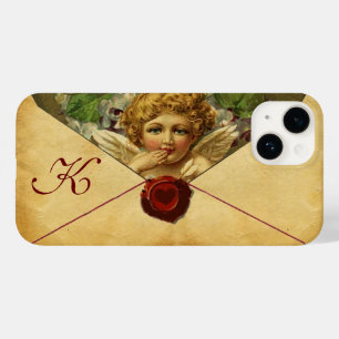 ANGEL HEART WAX SEAL PARCHMENT Monogram Case-Mate iPhone 14 Case