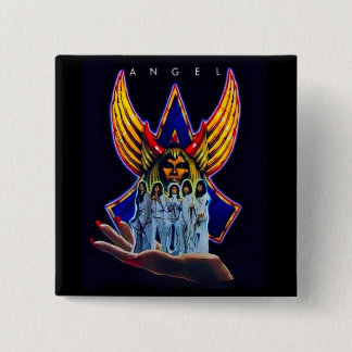 Angel - Helluva Band ♫ 2 Inch Square Button
