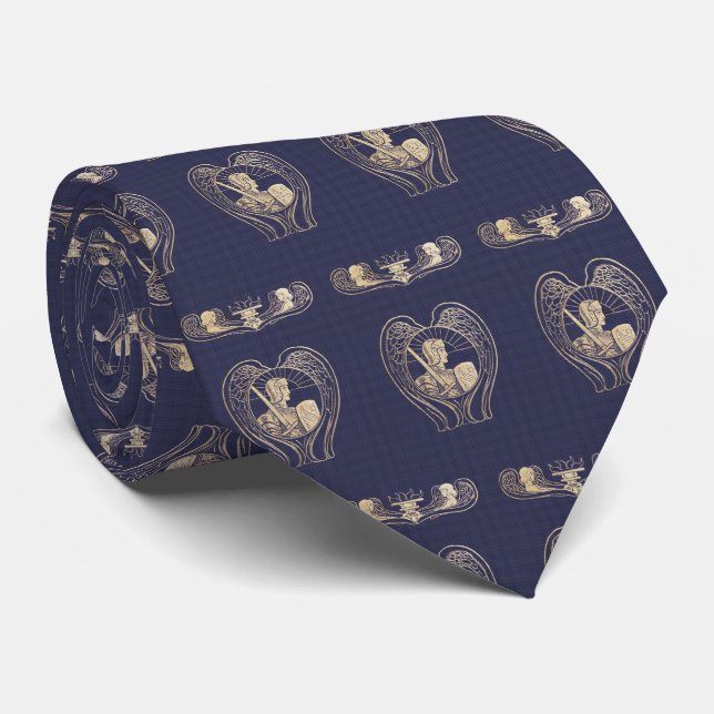 Angel Heraldry Tie (Rolled)