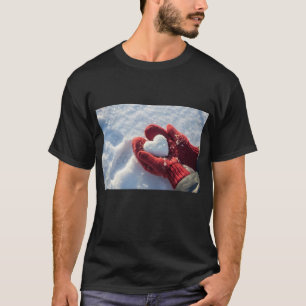 Angel Holding Iceberg Heart  T-Shirt