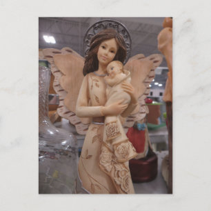Angel Holding Infant Postcard