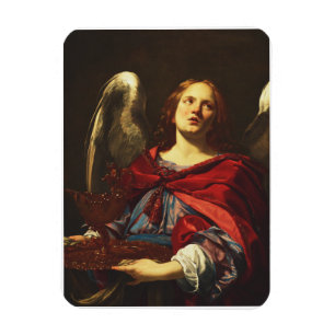 Angel Holding the Vessel and Towel  Magnet