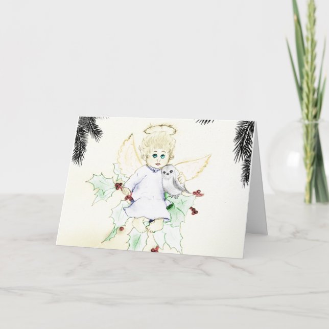 angel holiday card (Front)