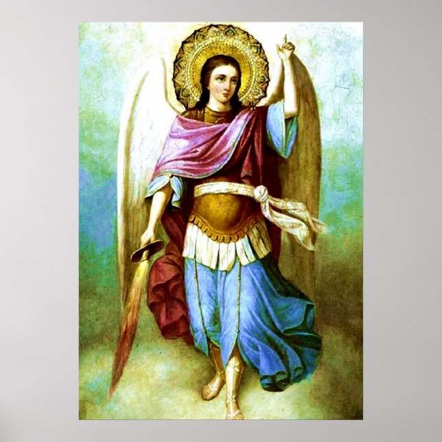 Angel Holy Archangel Saint Michael Poster (Front)