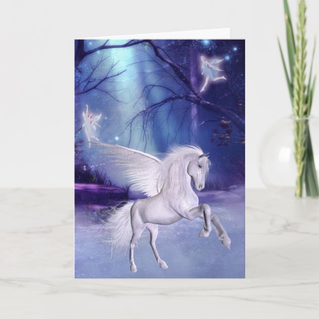 Angel Horse Card Fantasy (Front)