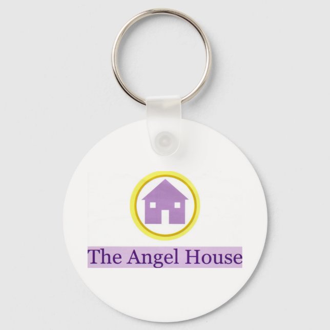 angel house logo keychain (Front)