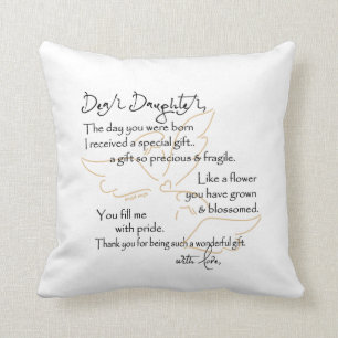 Angel Hugs coussin de la fille
