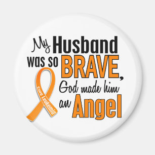 Angel Husband Leukaemia Magnet