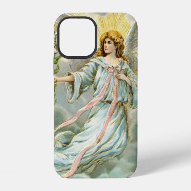 Angel In Blue iPhone Case (Back)