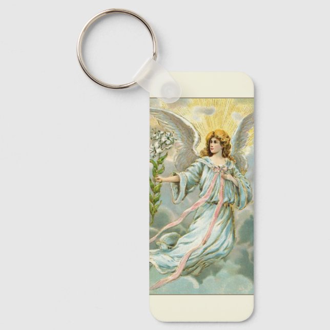 Angel In Blue Keychain (Front)