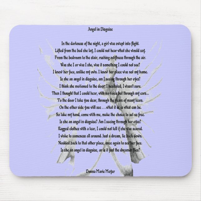 Angel In Disguise Mouse Pad (Front)