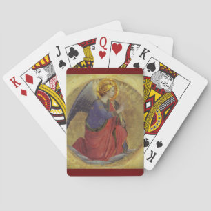 Angel in Gold Playing Cards