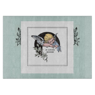 Angel In Loving Memory, Customizable, Vintage Cutting Board