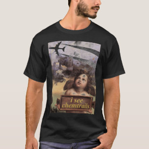 Angel in Madonna of Foligno sees chemtrails T-Shirt