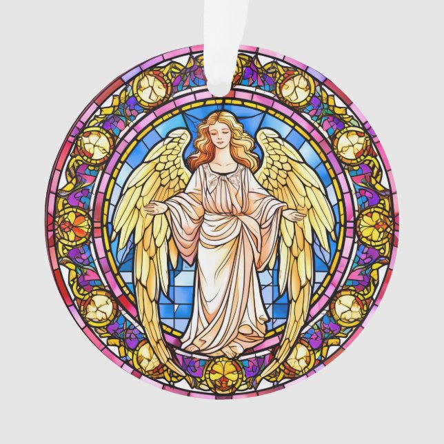 Angel / In Memoriam Acrylic Ornament (Front)
