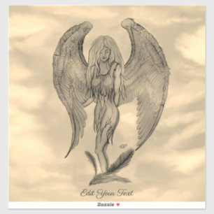 Angel in Tattoo Style