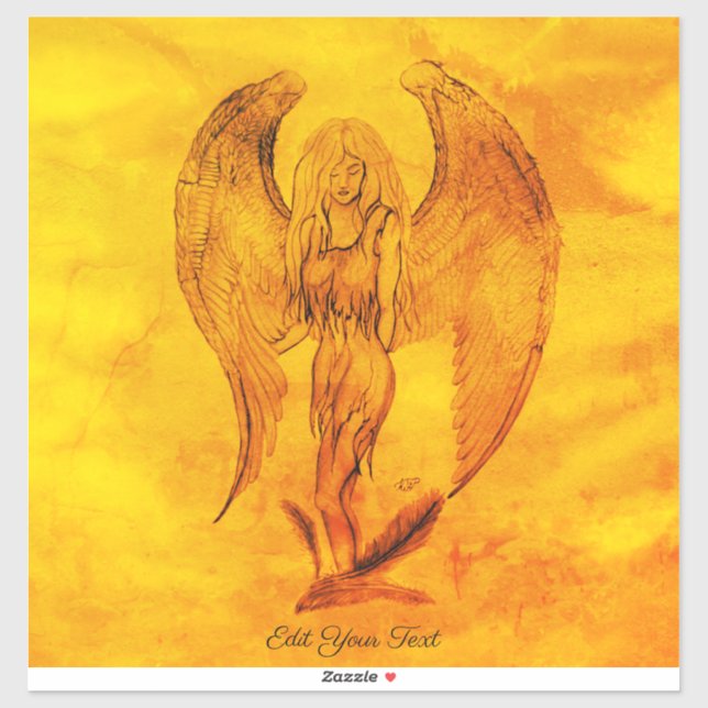 Angel in Tattoo Style (Sheet)