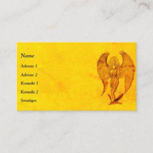 Angel in Tattoo Style Business Card